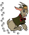 Cute Cartoon Boy Goat Cute Cartoon Boy Goat