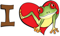 I heart frogs I heart frogs