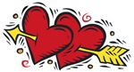 Two Hearts and Arrow Two Hearts and Arrow