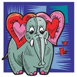 Heart Ear Elephant Heart Ear Elephant