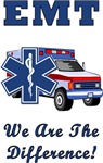 EMT's Are The Difference T-Shirts & Gifts