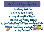 A Grandparent's Job A Grandparent's Job