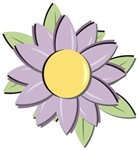 Purple Cartoon Flower Spring T-Shirts & Gifts Purple Cartoon Flower Spring T-Shirts & Gifts