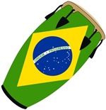Conga Brazil Flag music t-shirts gifts Conga Brazil Flag music t-shirts gifts
