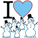 I Love Snowmen t-shirts gifts I Love Snowmen t-shirts gifts