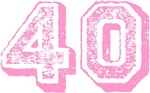 Pink 40 Years Old Birthday T-shirts Gifts Pink 40 Years Old Birthday T-shirts Gifts