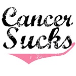 Grunge Style Cancer Sucks Breast Cancer T-Shirts Grunge Style Cancer Sucks Breast Cancer T-Shirts
