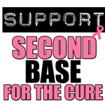 Support Second Base For The Cure T-Shirts & Gifts Support Second Base For The Cure T-Shirts & Gifts