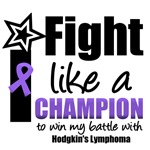 I Fight Like a Champion Hodgkin's T-Shirts I Fight Like a Champion Hodgkin's T-Shirts