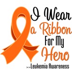 I Wear a Ribbon For My Hero Leukemia Shirts I Wear a Ribbon For My Hero Leukemia Shirts