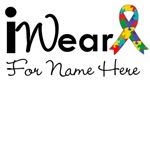 Customize I Wear an Autism Ribbon Shirts Customize I Wear an Autism Ribbon Shirts