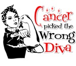 Skin Cancer Picked The Wrong Diva Shirts Skin Cancer Picked The Wrong Diva Shirts