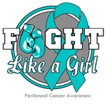 Fight Like a Girl Peritoneal Cancer Shirts Fight Like a Girl Peritoneal Cancer Shirts