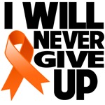 I Will Never Give Up Kidney Cancer Shirts I Will Never Give Up Kidney Cancer Shirts