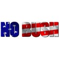 Simply stated, No Bush w/ American Flag