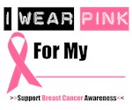 I Wear Pink Breast Cancer Awareness T-Shirts I Wear Pink Breast Cancer Awareness T-Shirts