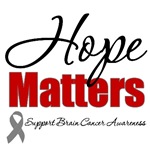 Hope Matters Brain Cancer T-Shirts & Gifts Hope Matters Brain Cancer T-Shirts & Gifts
