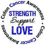 Colon Cancer Strength Support Love Shirts Colon Cancer Strength Support Love Shirts