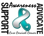Support Awareness Advocate Cervical Cancer Tees Support Awareness Advocate Cervical Cancer Tees
