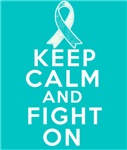 Cervical Cancer Keep Calm Fight On Shirts Cervical Cancer Keep Calm Fight On Shirts