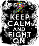 Autism Keep Calm Fight On Shirts Autism Keep Calm Fight On Shirts