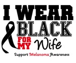 Melanoma I Wear Black For The Cure Shirts Melanoma I Wear Black For The Cure Shirts