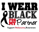 Melanoma I Wear Black For My Partner Shirts Melanoma I Wear Black For My Partner Shirts
