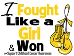 I Fought Like a Girl Childhood Cancer Shirts I Fought Like a Girl Childhood Cancer Shirts