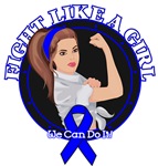 Colon Cancer Fight Like A Girl Rosie Shirts Colon Cancer Fight Like A Girl Rosie Shirts