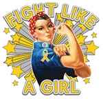 Rosie The Riveter Childhood Cancer Shirts Rosie The Riveter Childhood Cancer Shirts