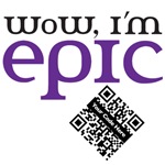 Custom QR WoW, I'm Epic Custom QR WoW, I'm Epic