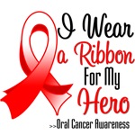 I Wear a Ribbon For My Hero Oral Cancer Shirts I Wear a Ribbon For My Hero Oral Cancer Shirts