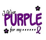 I Wear Purple Fibromyalgia T-Shirts Gifts I Wear Purple Fibromyalgia T-Shirts Gifts