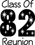 Class Of 1982 Reunion Tee Shirts