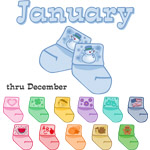 Baby Socks Due In... Baby Socks Due In...