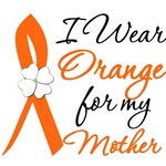I Wear Orange Flower Mother Leukemia Shirts I Wear Orange Flower Mother Leukemia Shirts