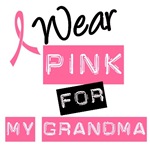 I Wear Pink Ribbon For My Grandma Label T-Shirts I Wear Pink Ribbon For My Grandma Label T-Shirts