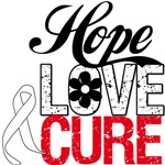 Lung Cancer HOPE LOVE CURE T-Shirts & Gifts Lung Cancer HOPE LOVE CURE T-Shirts & Gifts