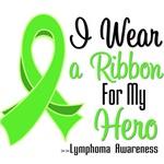 I Wear a Ribbon For My Hero Lymphoma Shirts I Wear a Ribbon For My Hero Lymphoma Shirts