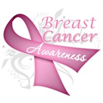 Floral Pink Ribbon Breast Cancer Shirts Floral Pink Ribbon Breast Cancer Shirts