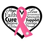 Heart Collage Breast Cancer Shirts Heart Collage Breast Cancer Shirts