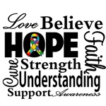 Love Believe Hope Autism Shirts and Gifts Love Believe Hope Autism Shirts and Gifts