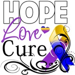Hope Cure Bladder Cancer Shirts Hope Cure Bladder Cancer Shirts