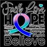 Faith Hope Thyroid Cancer Shirts Faith Hope Thyroid Cancer Shirts