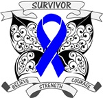 Colon Cancer Survivor Butterfly Shirts Colon Cancer Survivor Butterfly Shirts