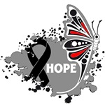 Hope Grunge Butterfly Skin Cancer Shirts Hope Grunge Butterfly Skin Cancer Shirts