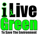 I Live Green For The Environment T-Shirts & Gifts I Live Green For The Environment T-Shirts & Gifts