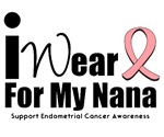 Endometrial Cancer (Nana) T-Shirts Endometrial Cancer (Nana) T-Shirts