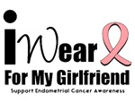 Endometrial Cancer (Girlfriend) T-Shirts Endometrial Cancer (Girlfriend) T-Shirts