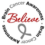 Brain Cancer Believe Shirts & Gifts Brain Cancer Believe Shirts & Gifts